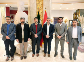 دیدار رئیس دانشگاه کاشان با معاون وزیر عراق