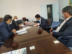 نشست رئیس مرکز پژوهشی کاشان شناسی با رئیس اداره فرهنگ و ارشاد اسلامی کاشان