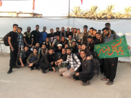 شرکت بیش از ۲۰۰ تن از دانشگاهیان  دانشگاه کاشان در مراسم پیاده‌روی اربعین