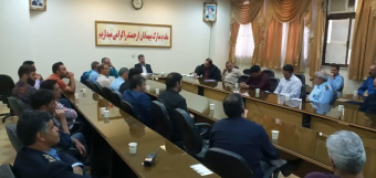 نشست مدیر حراست با پرسنل انتظامات دانشگاه