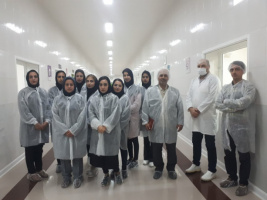 بازدید دانشجویان دانشگاه کاشان از شرکت باریج اسانس