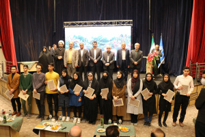 گزارش تصویری اهدا بورسیه تحصیلی ۱۱۴ دانشجوی ممتاز دانشگاه کاشان توسط خیر دانشگاه