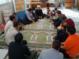 گزارش تصویری برگزاری مراسم اعتکاف دانشگاه کاشان