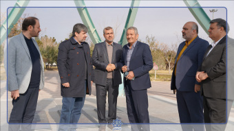 گزارش تصویری بازدید دبیر ستاد خیرین وزارت علوم از پروژه های خیرساز  دانشگاه کاشان