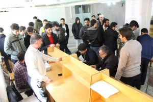 حضور پرشور و حداکثری دانشجویان خوابگاه های دانشگاه کاشان پای صندوق های اخذ رای