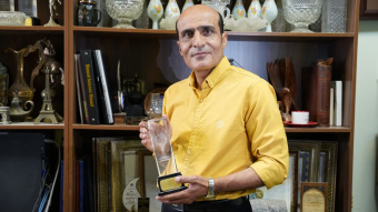 دکتر صلواتی عضو هیات علمی دانشگاه کاشان پژوهشگر برتر و نفر اول شیمی کشور شد