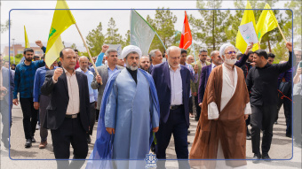 دانشگاهیان دانشگاه کاشان در حمایت از مردم مظلوم فلسطین راهپیمایی کردند