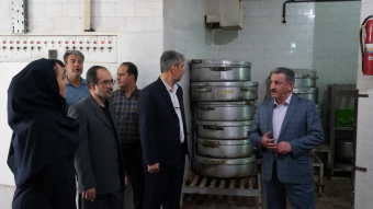 بازدید مدیرکل  دفتر طرح و برنامه سازمان امور دانشجویان وزارت علوم از سلف‌های  دانشجویی دانشگاه کاشان