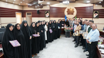 تجلیل از  قهرمانان مسابقات ورزشی کارکنان دانشگاه کاشان