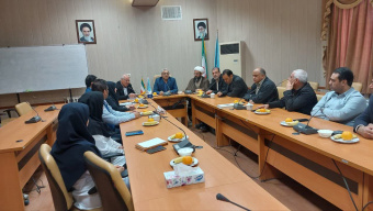 برگزاری جلسه شورای اداری شهر قمصر در پژوهشکده اسانس دانشگاه کاشان