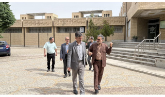 بازدید مهندس حسین شفیعی، معاون عمرانی امور آموزش عالی سازمان برنامه و بودجه کشور  از پارک علم و فناوری دانشگاه کاشان