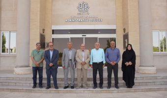 بازدید دکتر محسن عدالت از دانشگاه کاشان