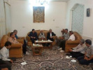 گزارش تصویری دیدار رئیس و کارکنان دانشگاه با همکار جانباز بازنشسته حاج حسن نخی