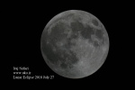 تصاویری از ماه گرفتگی ۵مرداد ۹۷ توسط مسئول رصدخانه دانشگاه کاشان