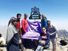 صعود گروه کوهنوردی دانشگاه کاشان به قله ۳۸۹۵ متری کرکس