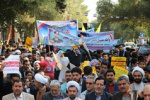 شرکت دانشگاهیان دانشگاه کاشان در راهپیمایی ۱۳ آبان