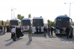 اعزام ۵ اتوبوس از دانشجویان دانشگاه کاشان به سفر پیاده روی اربعین حسینی