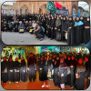 اعزام دانشجویان دختر دانشگاه کاشان به سفر پیاده روی اربعین حسینی