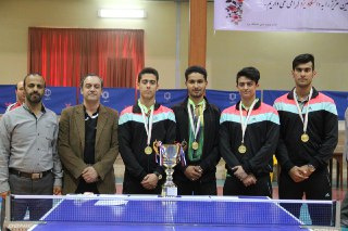 کسب عنوان قهرمانی تیم تنیس روی میز دانشجویان دانشگاه کاشان در مسابقات دانشگاههای منطقه ۶ کشور و راهیابی به المپیاد ورزشی دانشجویان