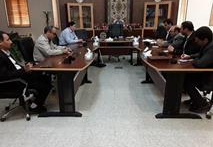 بررسی راهکارهای اثرگذاری دانشگاه در حل مسائل منطقه در نشست دکتر بایبوردی فرماندار آران و بیدگل و بخشداران آن شهرستان با رئیس دانشگاه کاشان